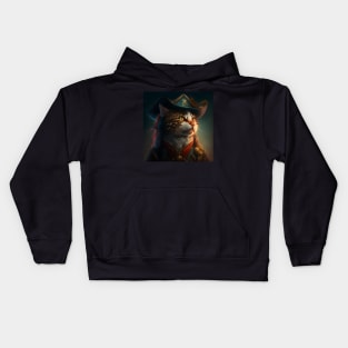 Pirate Cat Kids Hoodie